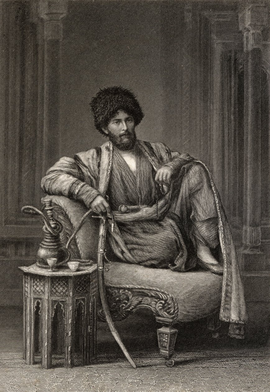 एडमंड ओ डोनोवन, 1883 में प्रकाशित &39;मर्व, ए स्टोरी ऑफ़ एडवेंचर्स एंड कैप्टिविटी&39; से दृष्टांत द्वारा अंग्रेजी स्कूल