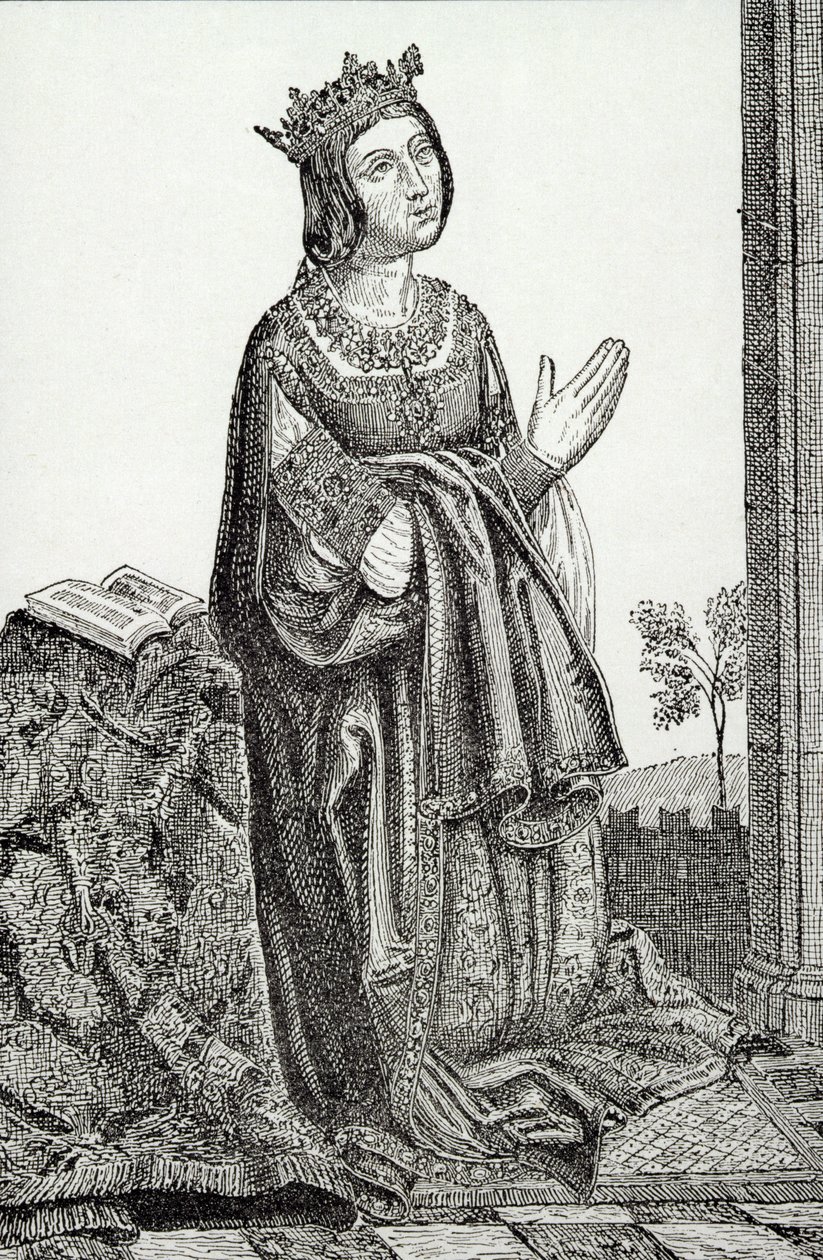 कैस्टिले के इसाबेला (1451-1504), जिसे ला कैटोलिका कहते हैं द्वारा अंग्रेजी स्कूल