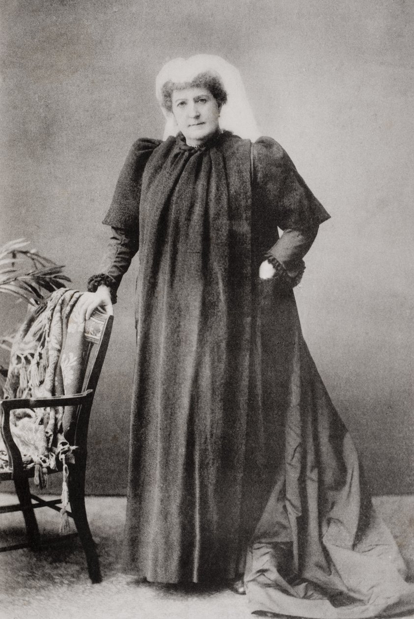 लेडी इसाबेल बर्टन (1831-96) &39;द लाइफ ऑफ कैप्टन सर रिचर्ड बर्टन, खंड II&39; से इसाबेल बर्टन (1831-96) 1893 में प्रकाशित द्वारा अंग्रेजी स्कूल