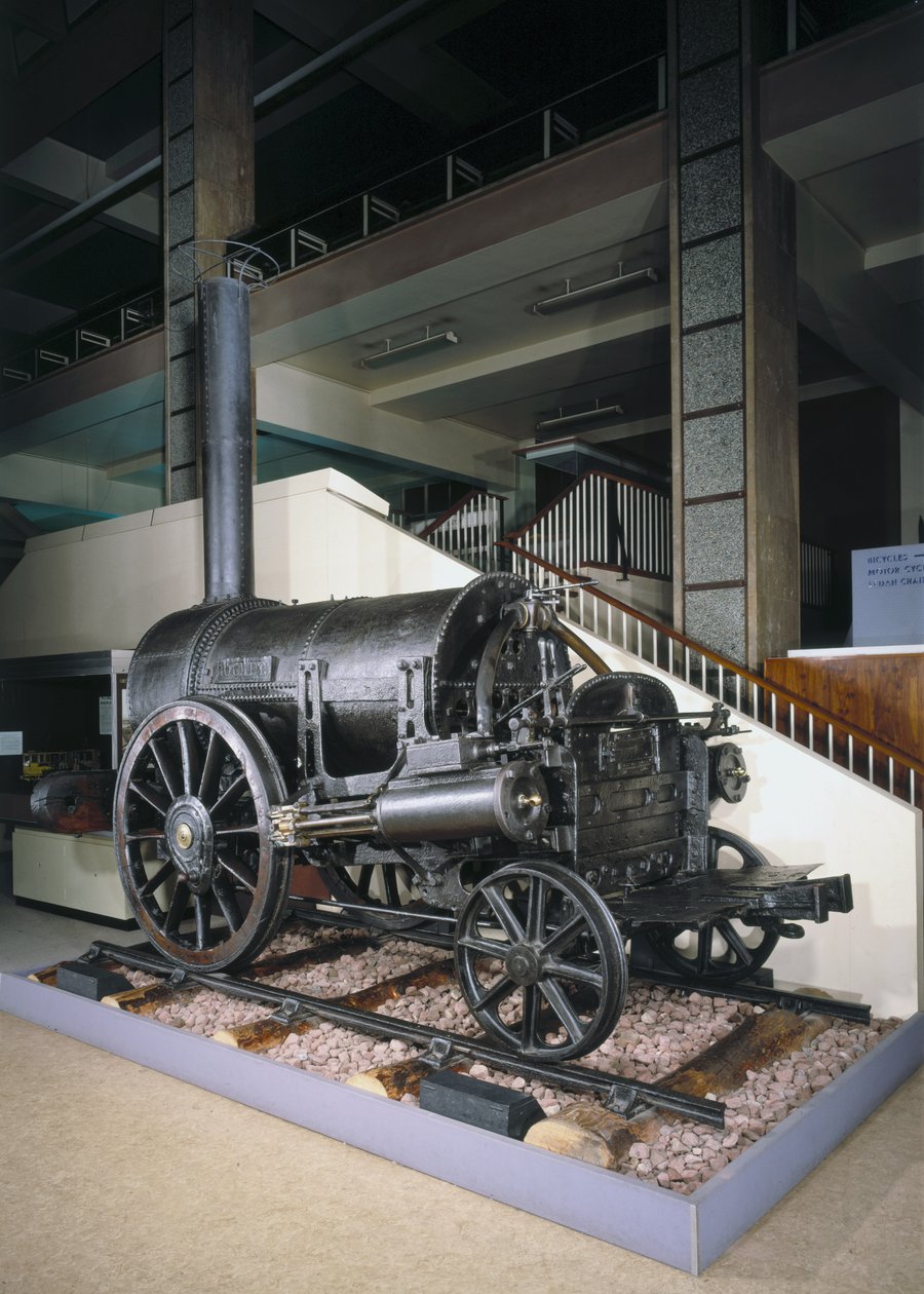 स्टीफंसन रॉकेट के अवशेष, 1829 द्वारा अंग्रेजी स्कूल