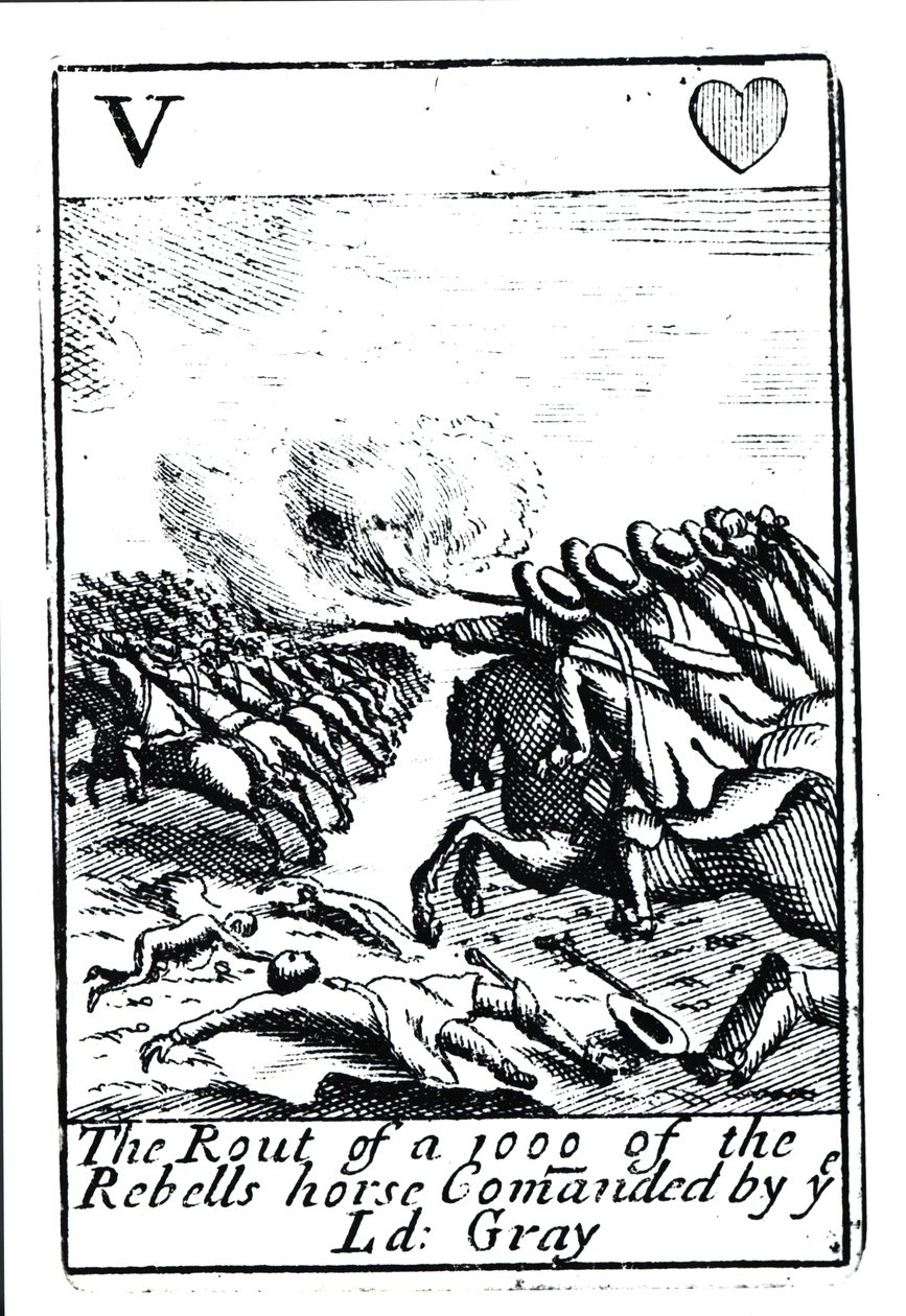 6 जुलाई 1685 को सेडगेमूर की लड़ाई में विद्रोहियों के 1000 का मार्ग द्वारा अंग्रेजी स्कूल