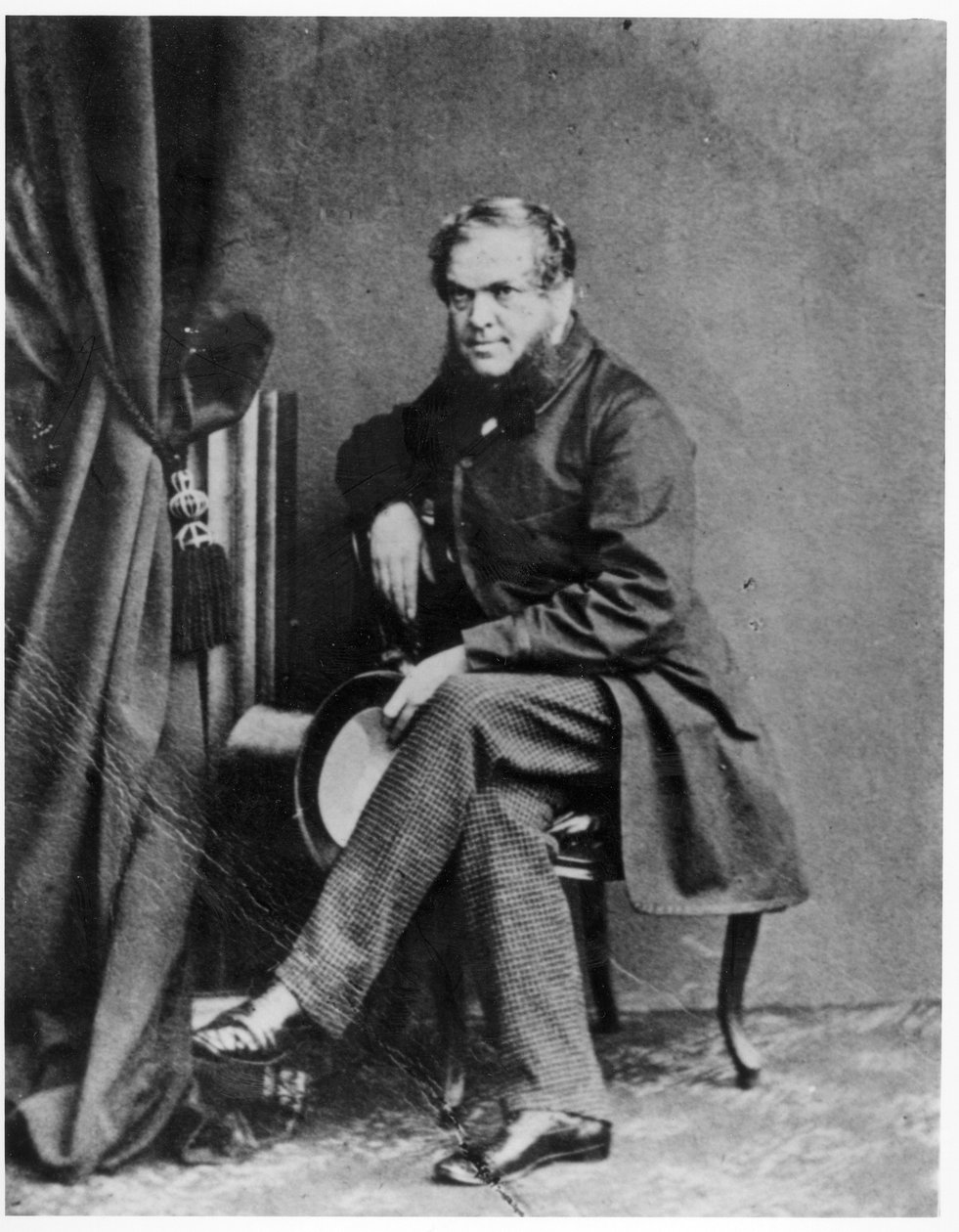 जॉन फोस्टर का पोर्ट्रेट (1812-76) द्वारा अंग्रेजी स्कूल