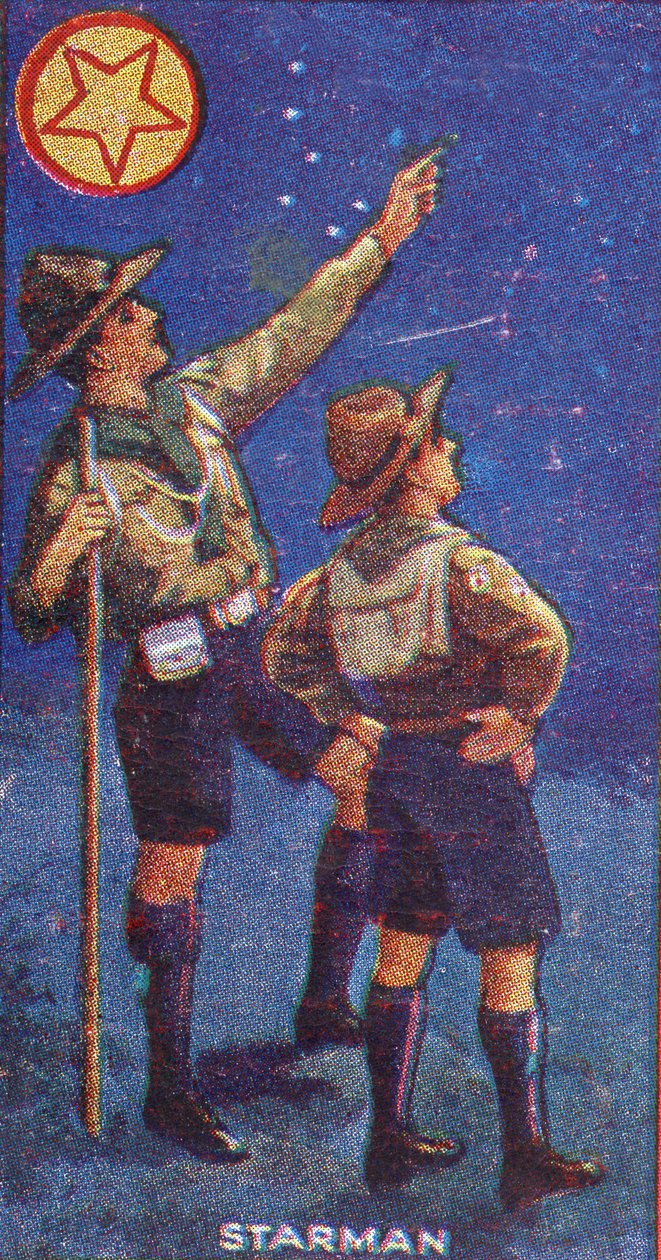 स्ट्रैटन स्काउट बैज, 1923 द्वारा अंग्रेजी स्कूल