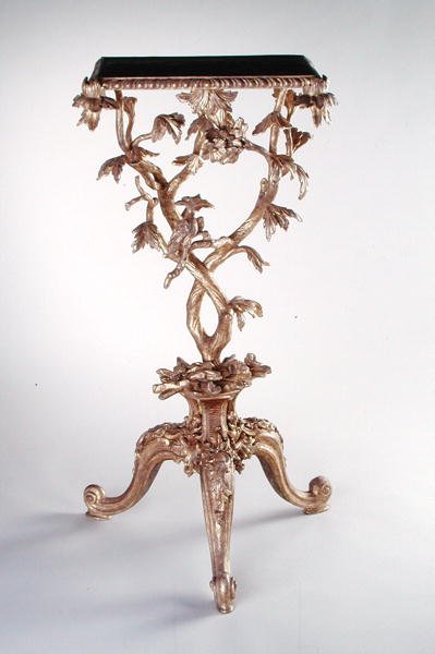 तिपाई तालिका, c.1760 (गिल्टवुड) द्वारा अंग्रेजी स्कूल