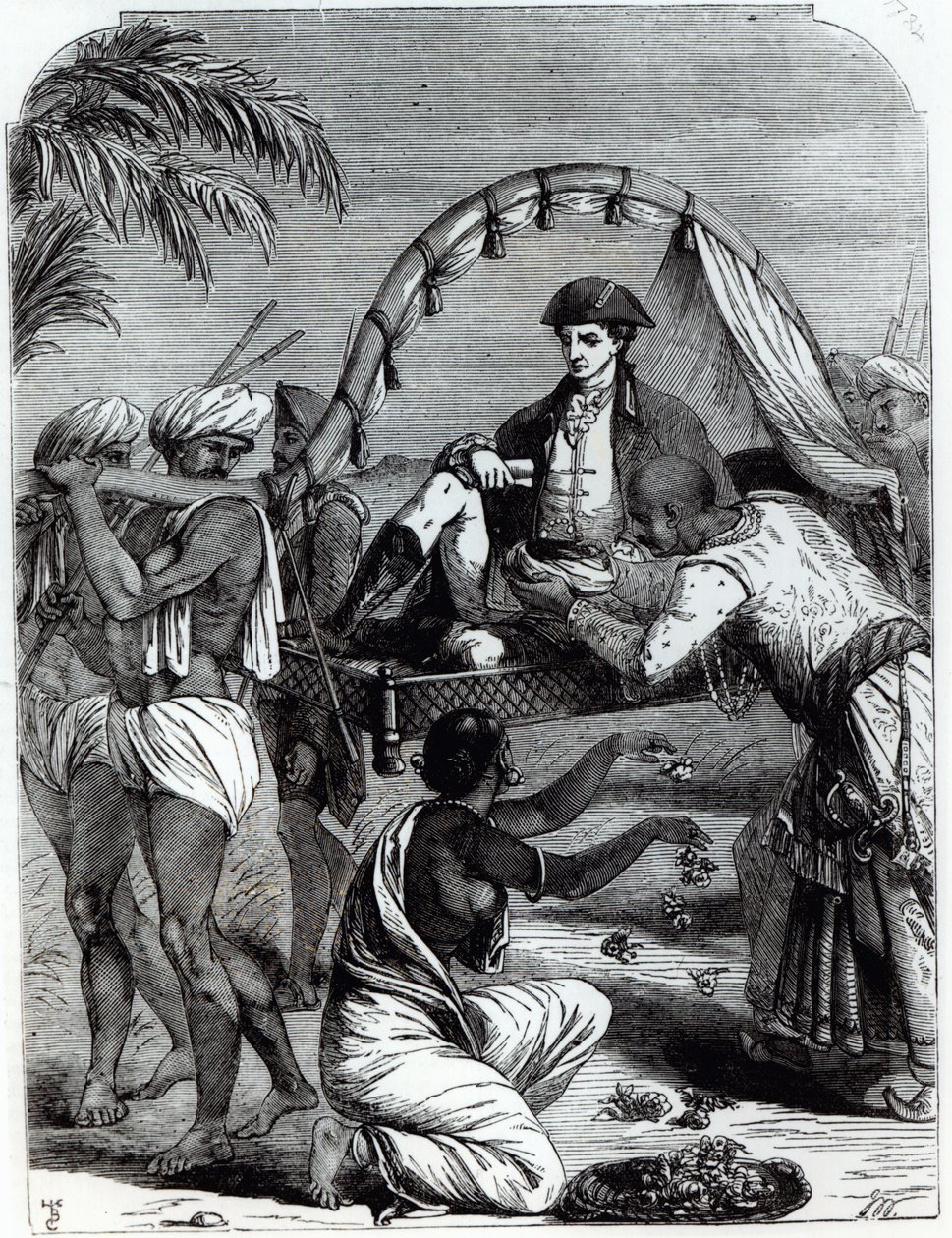 1784 में भारत में वारेन हेस्टिंग्स (1732-1818) द्वारा अंग्रेजी स्कूल