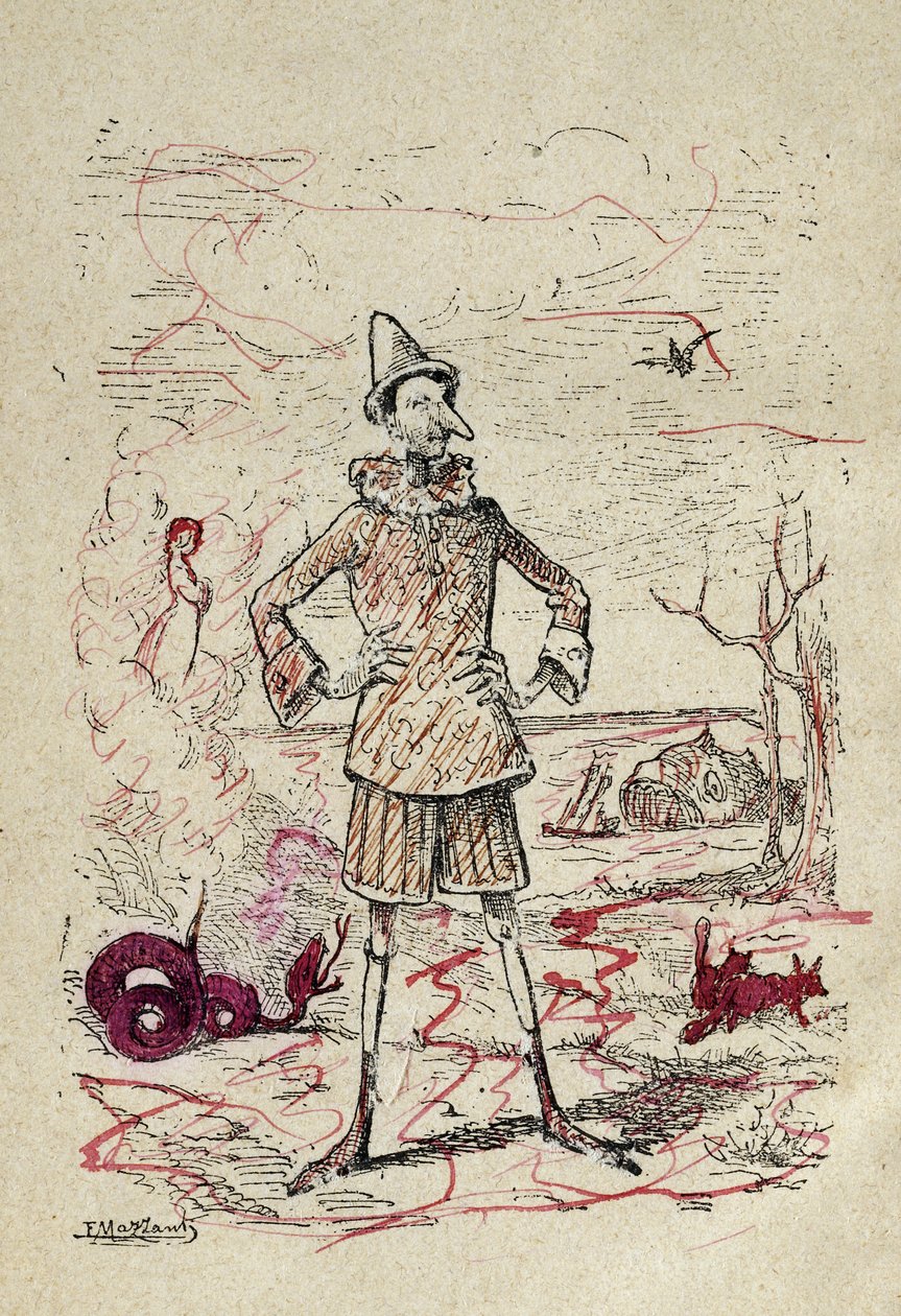 पिनोचियो, 1883 द्वारा एनरिको माजांती