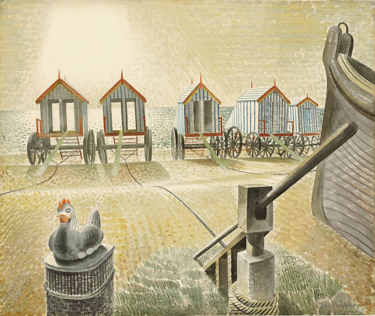एल्डेबुर्ग स्नान मशीनें, 1938 द्वारा एरिक Ravilious