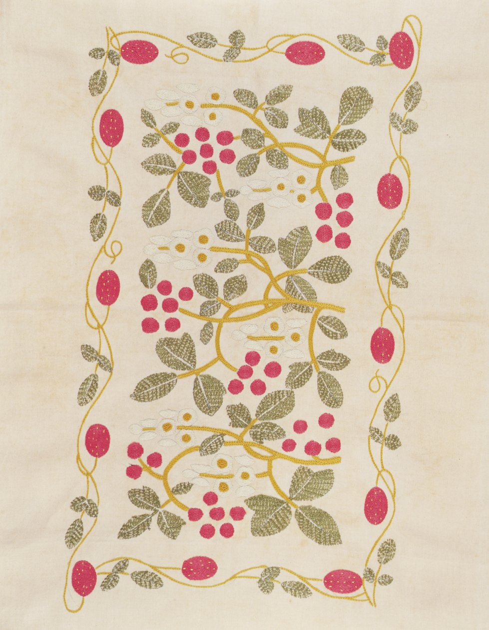 कढ़ाई, c.1900 (सनी पर रंगीन ऊन) द्वारा अर्नेस्ट विलियम गिम्सन