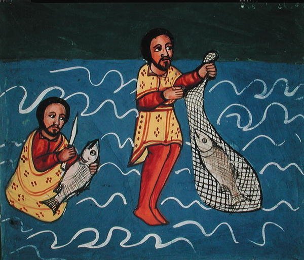 दो मछुआरे (वेल्लम) द्वारा इथियोपिया का स्कूल