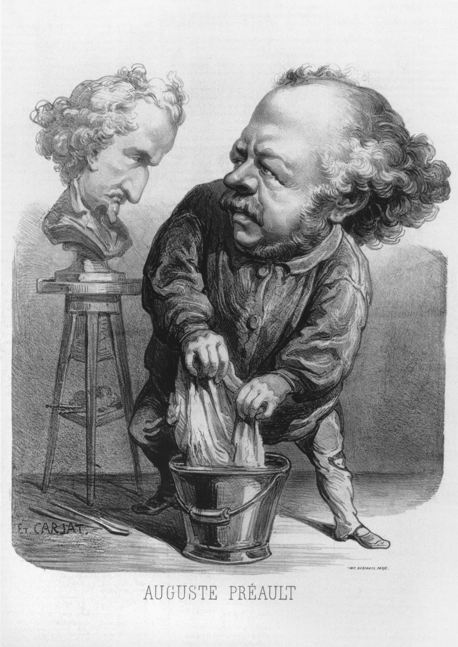 अगस्टे प्रेल्ट (1809-79), &39;द बुलेवार्ड&39;, 1862 से कैरिकेचर द्वारा एटिने कारजाटा