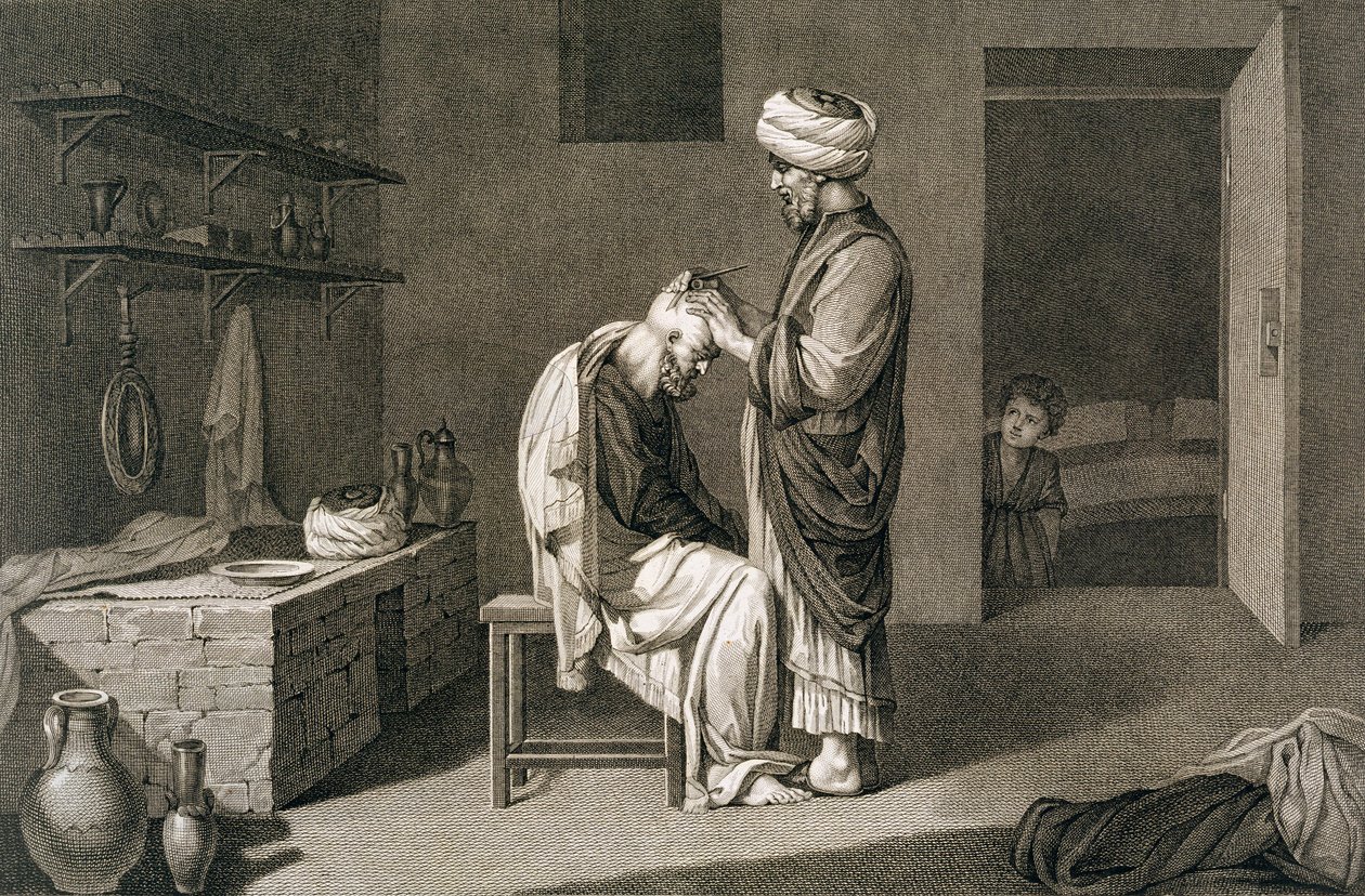 द बार्बर, 1822 द्वारा एटिने फ्रेडरिक लिग्नन