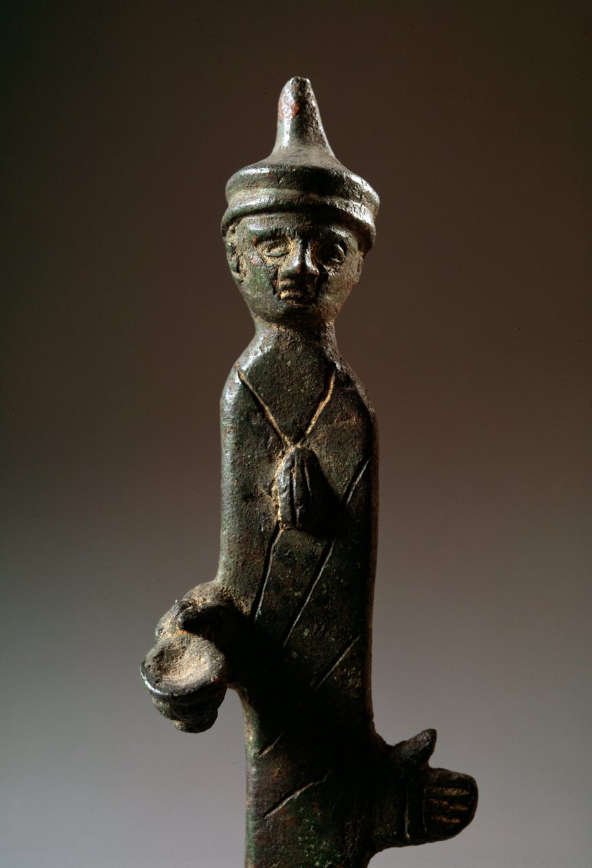 हारुस्पाइस, कांस्य मूर्तिकला, तीसरी शताब्दी ई.पू द्वारा Etruscan Etruscan