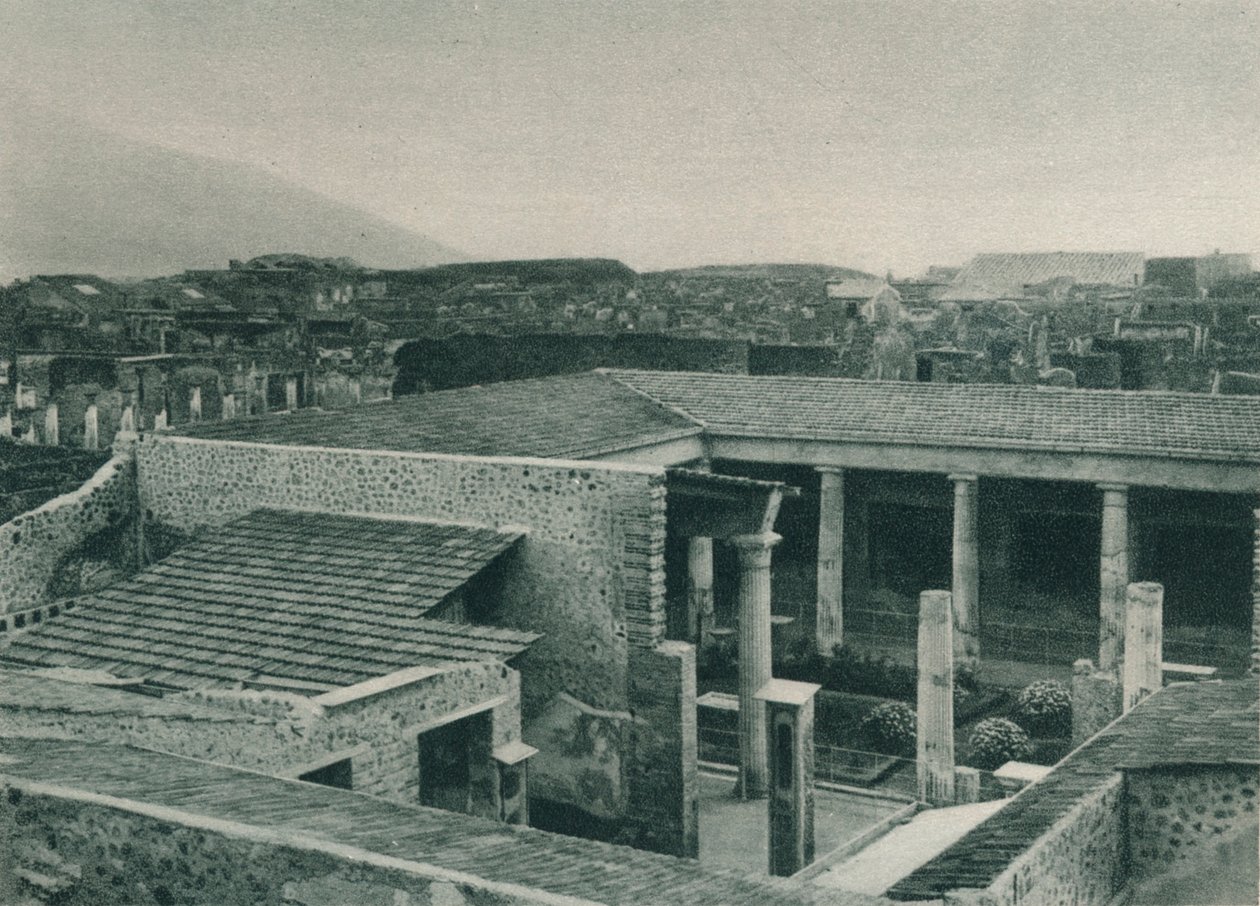 हाउस ऑफ़ द वेट्टी, पोम्पेई, इटली, 1927 द्वारा यूजेन पोपेल