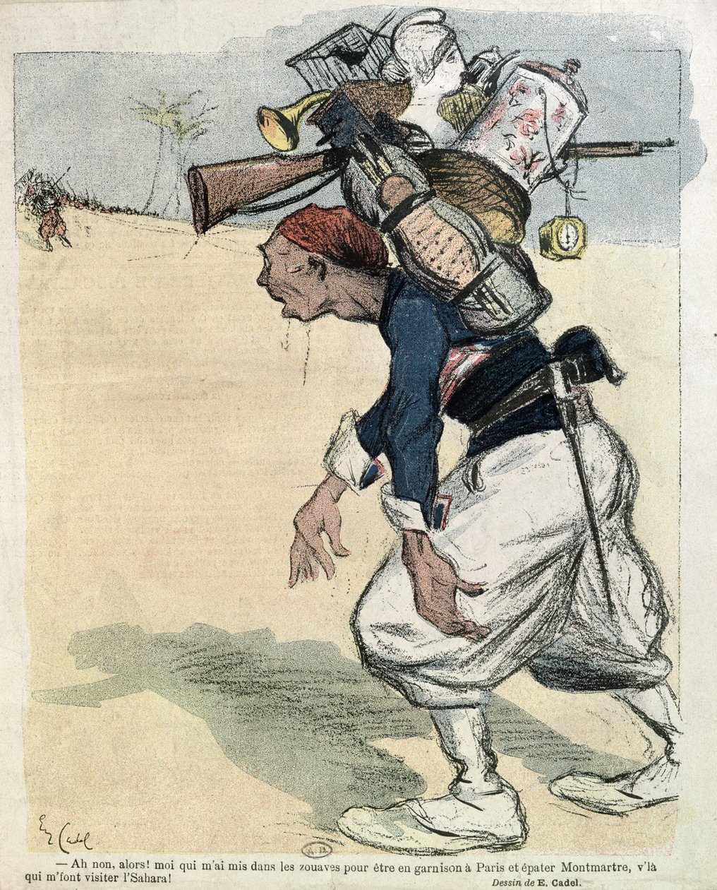 &39;ए वेरी एंड डिसअपॉइंटेड सोल्जर&39;, c.1900 द्वारा यूजीन कैडल