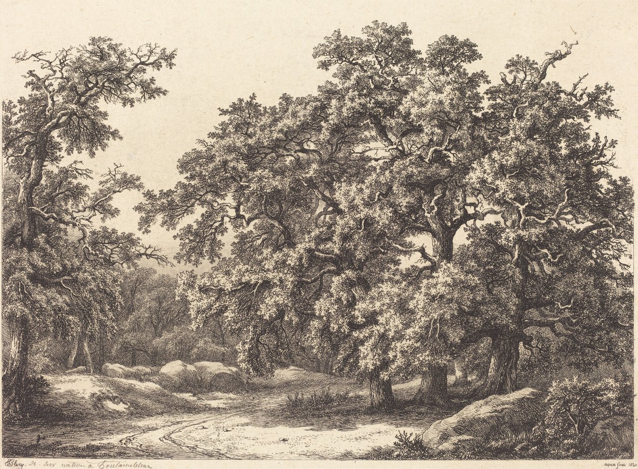 ओक्स, 1840। द्वारा यूजीन ब्लेरी