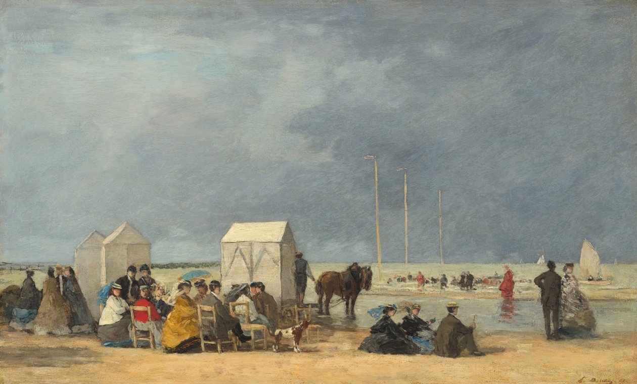 Deauville में स्नान का समय द्वारा यूजीन लुई बौडिन