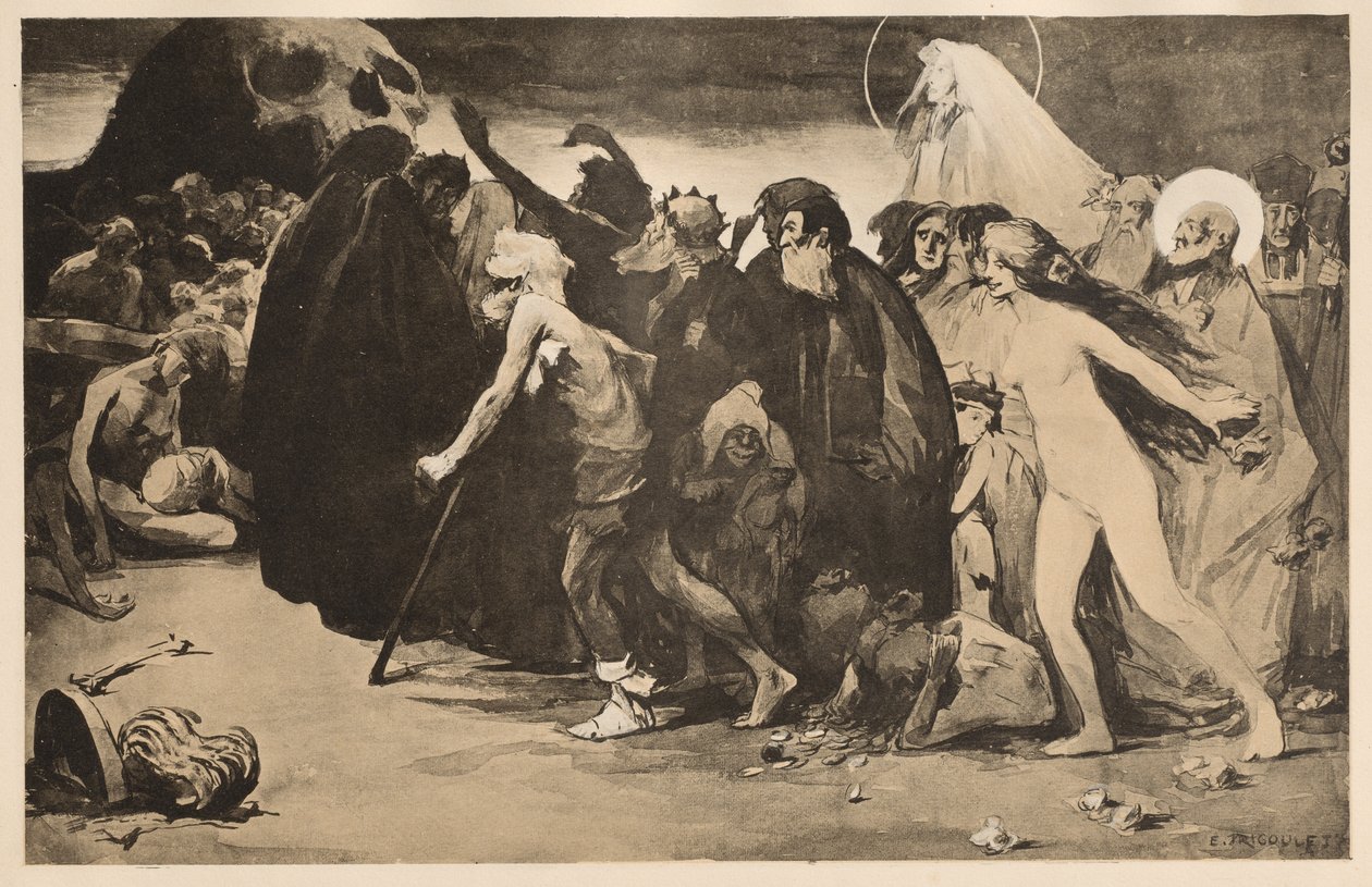 द रोड टू डेथ, 1899। द्वारा यूजीन ट्रिगौलेट