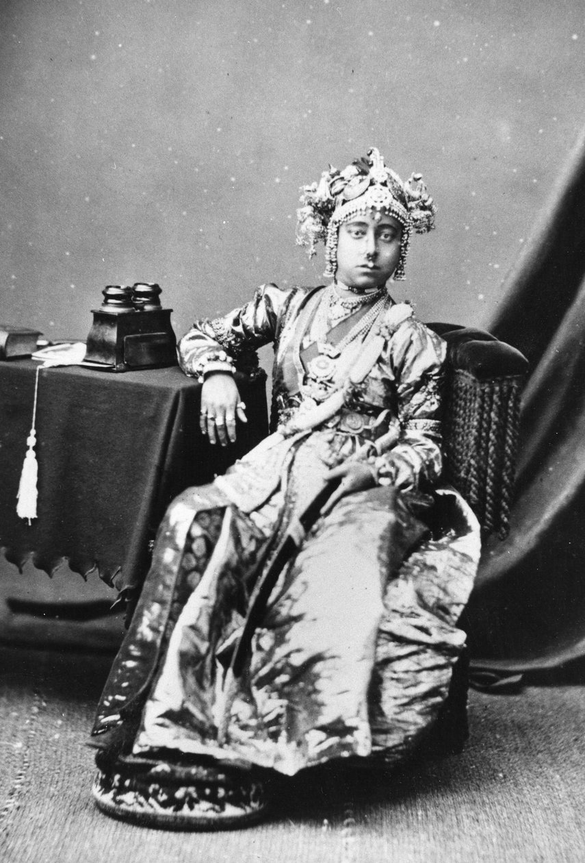 तंजौर की राजकुमारी, 1877 द्वारा यूरोपीय फोटोग्राफर