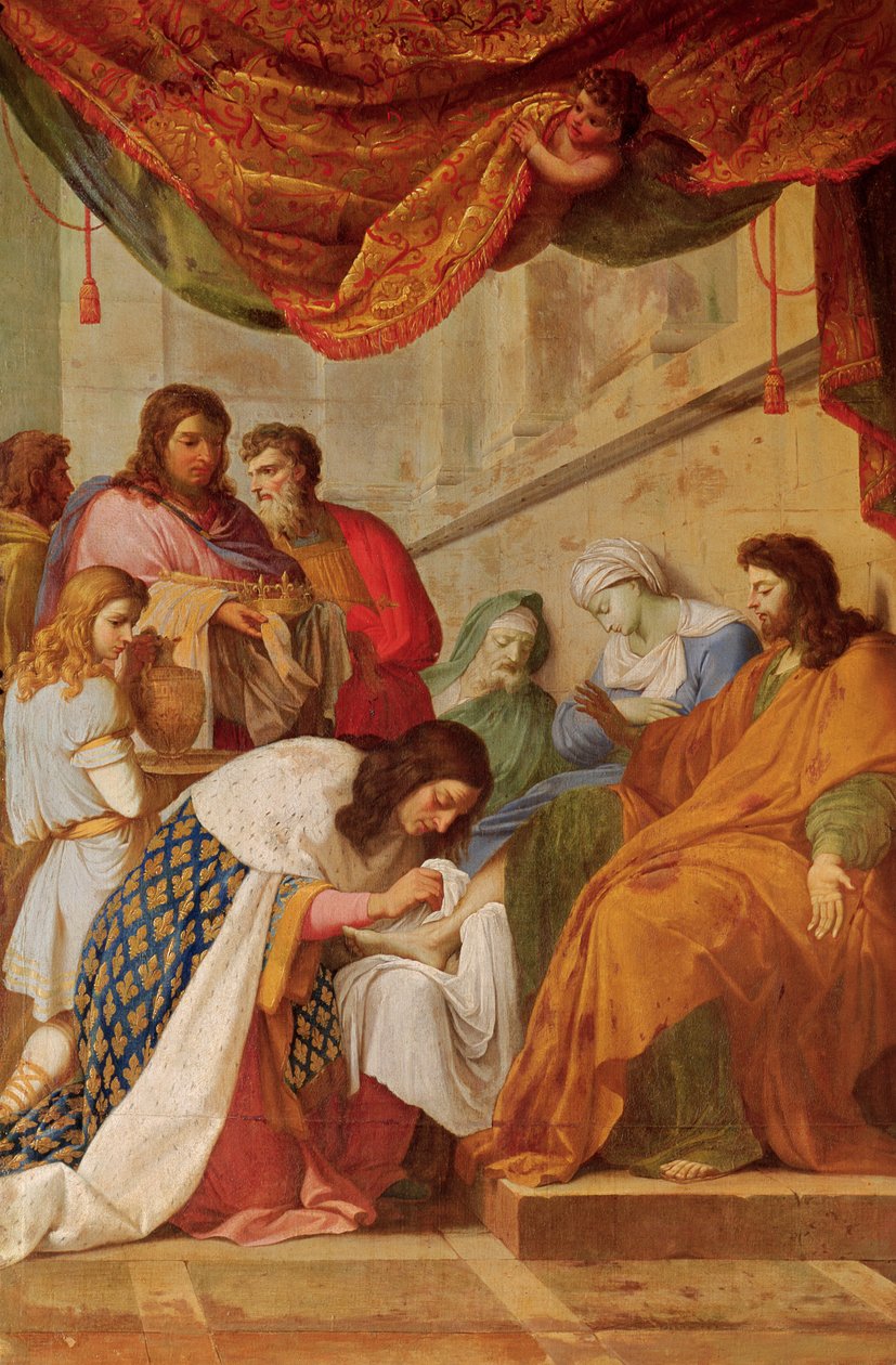 सेंट लुइस हीलिंग द सिक द्वारा Eustache Le Sueur