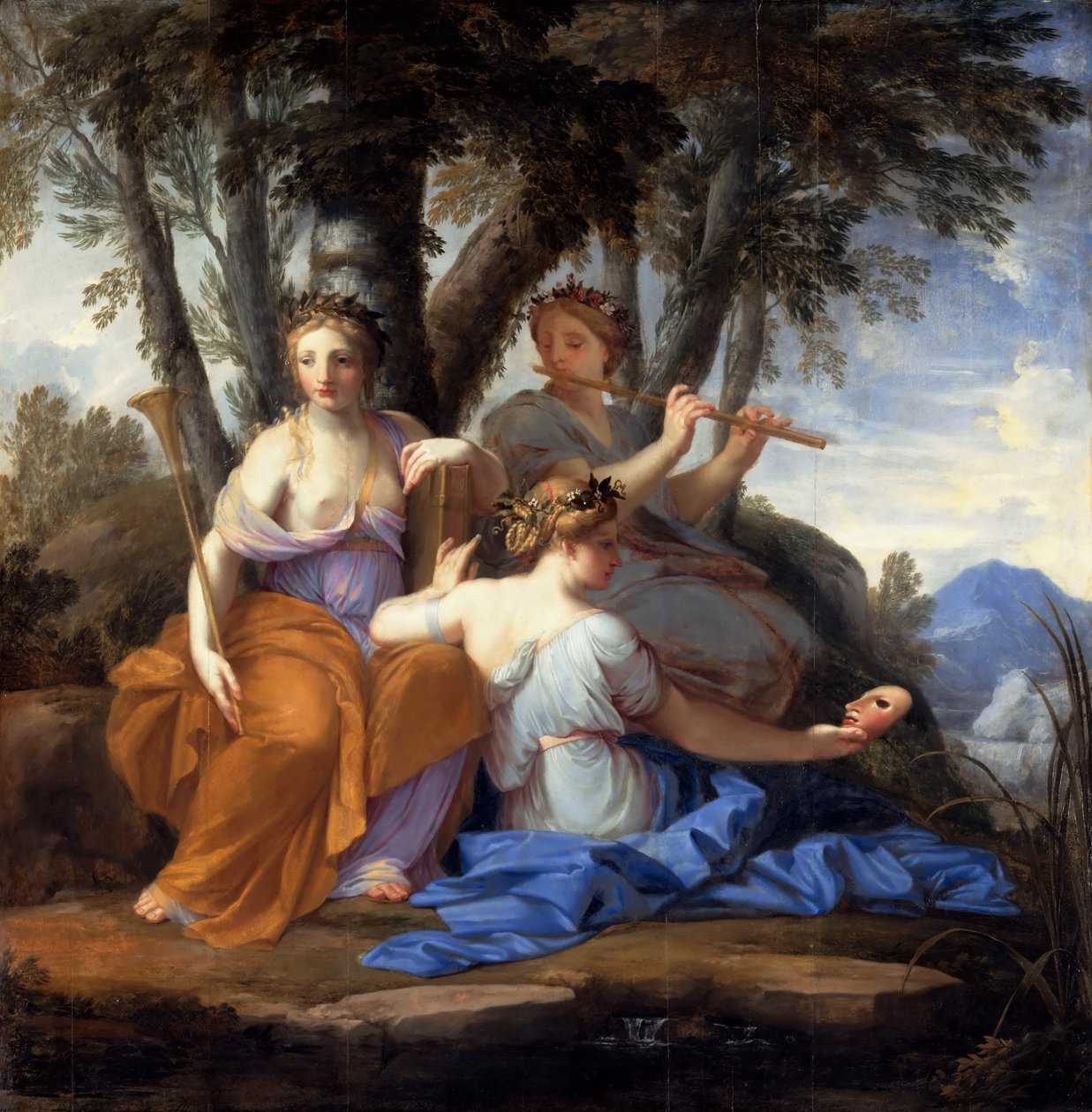 मसल्स क्लियो, यूटरपे और थालिया द्वारा Eustache Le Sueur