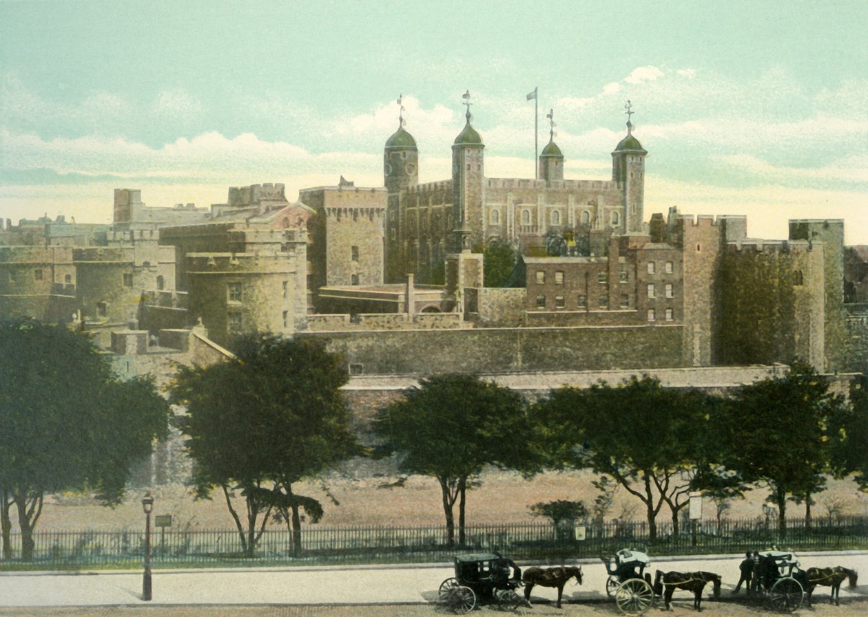 लंदन के टॉवर, c1900s। द्वारा आइरे और स्पोटिसवोड