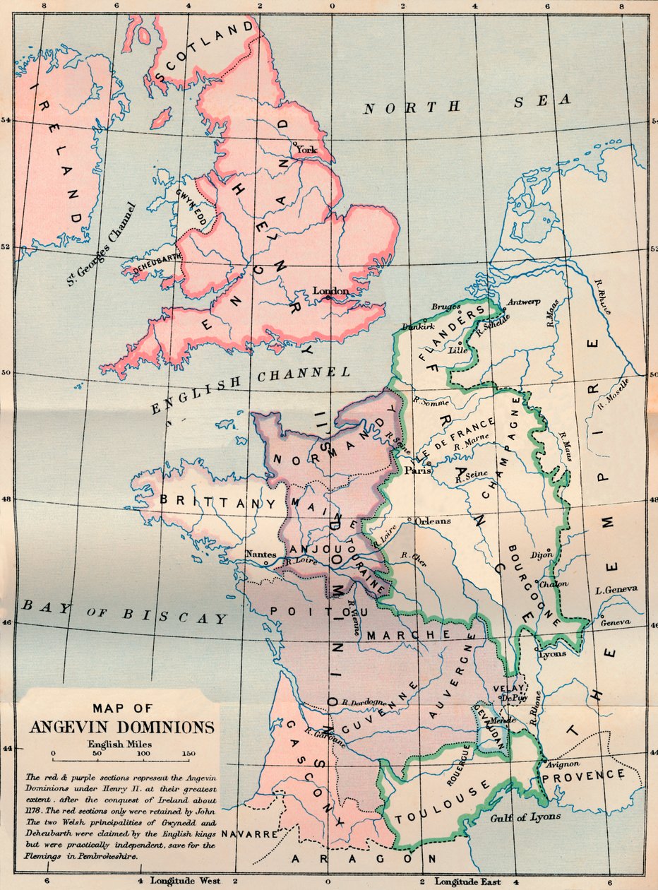 एंग्विन डोमिनियन्स का मानचित्र, 1902 द्वारा एफएस वेलर