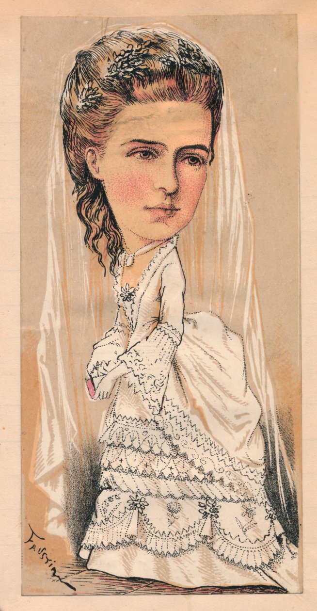 एचआरएच द डचेस ऑफ एडनबर्ग, 1874 द्वारा Faustin