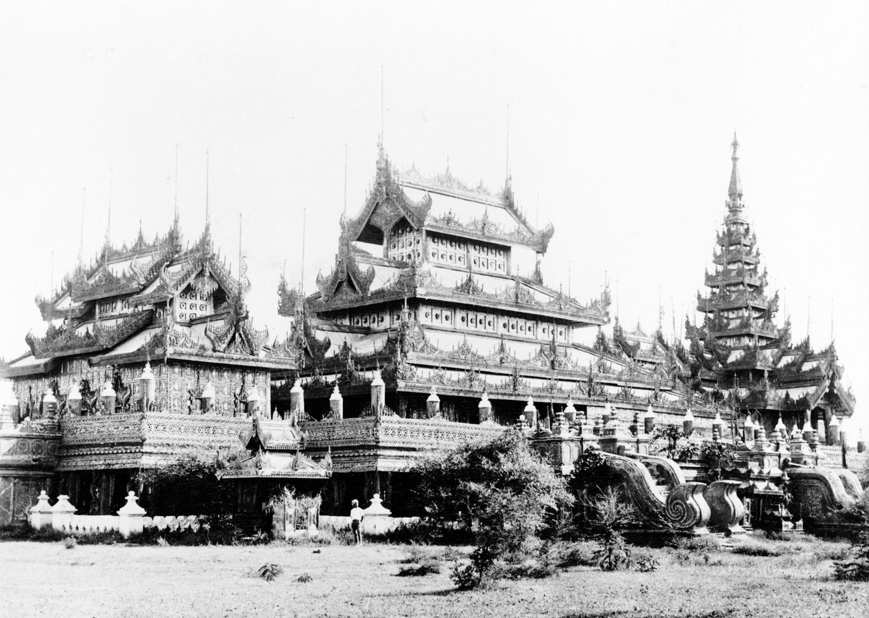 रानी सोप्यालत, मांडले का चांदी कायांग, c.1890 द्वारा फेलिस बीटो