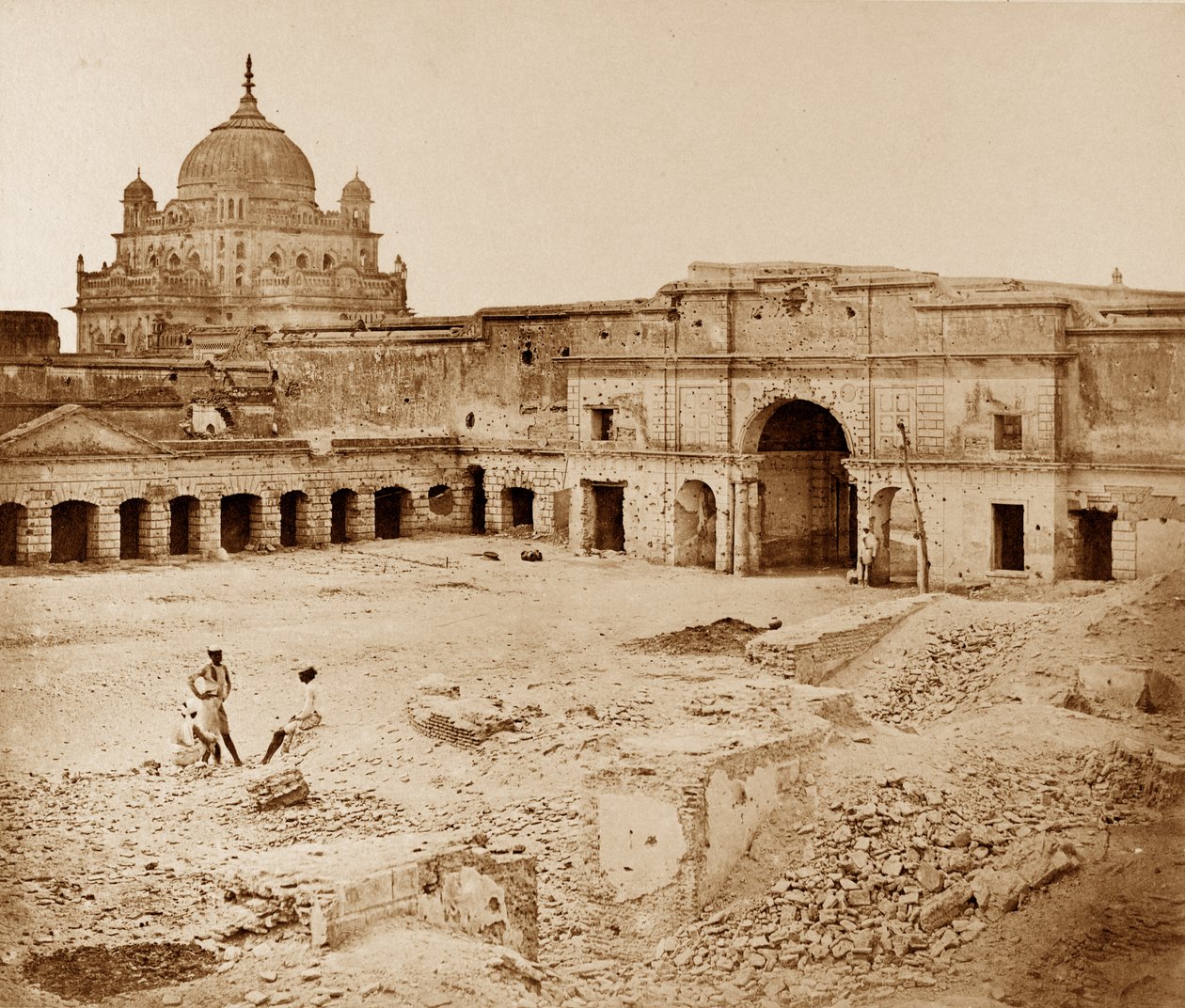 वह स्थान जिसमें चीनी बाजार, लखनऊ में जनरल नील की मौत हुई थी द्वारा फेलिस बीटो