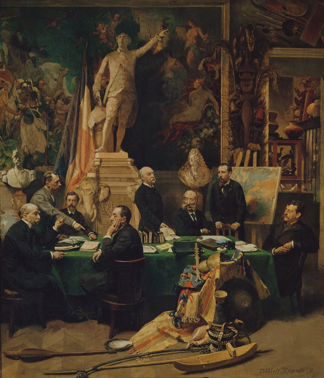 औपनिवेशिक प्रतिनिधिमंडल और जूल्स फेरी (1832-93) 1892 द्वारा फेलिक्स रेगी