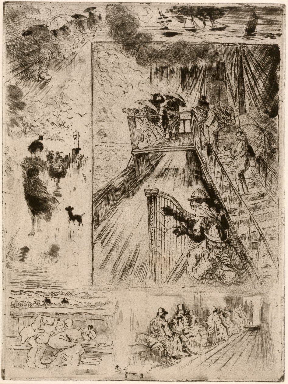 द पैसेज द पैसेज, 1879-1885। द्वारा फेलिक्स हिलैरे बुहोट