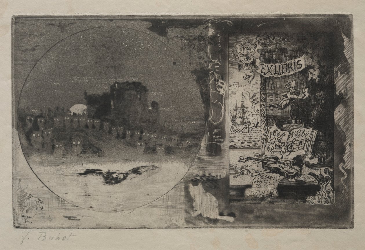 उल्लुओं का महल, 1887। द्वारा फेलिक्स हिलैरे बुहोट