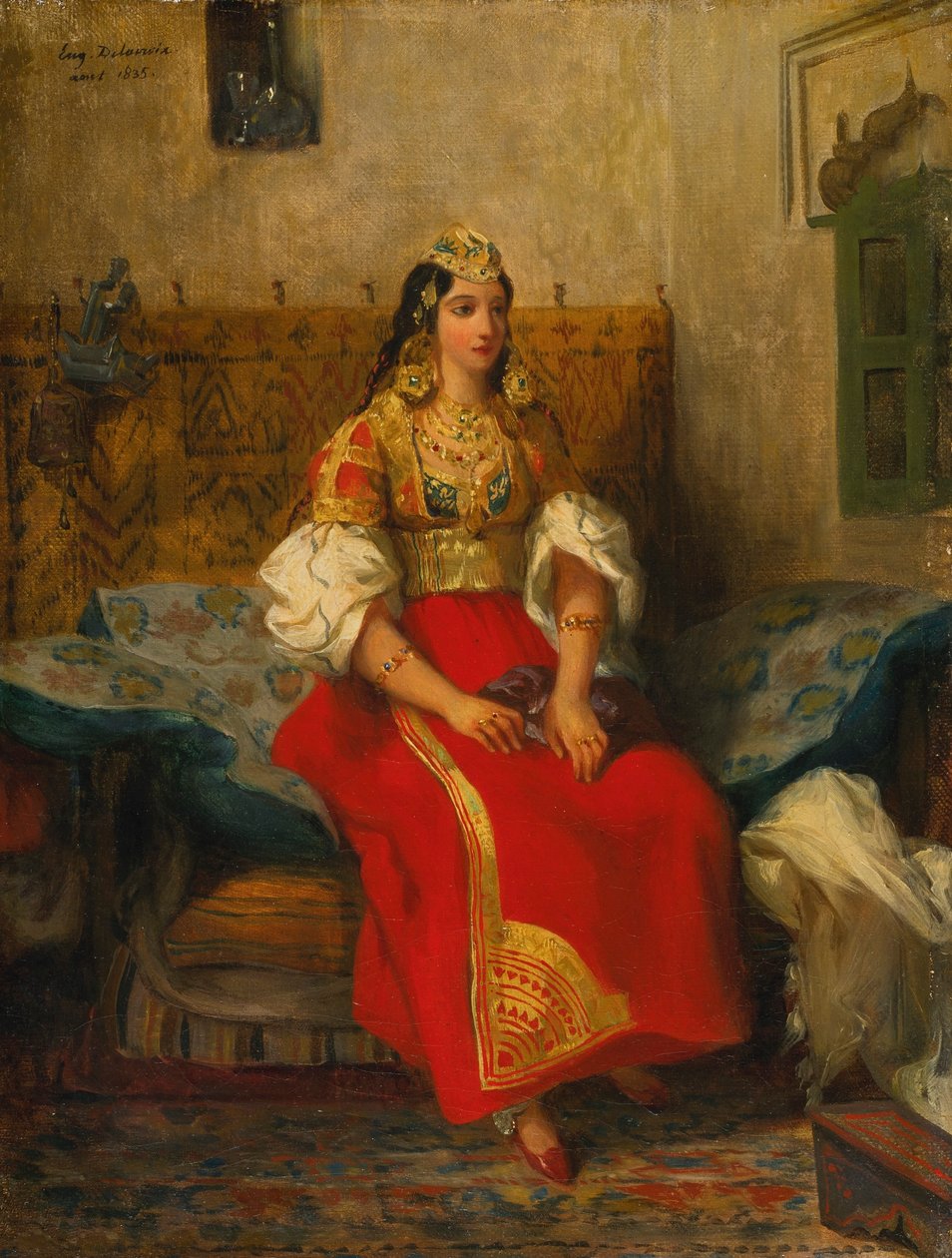 एक सूट में यहूदी Tangier द्वारा फर्डिनेंड विक्टर यूजीन डेलाक्रोइक्स