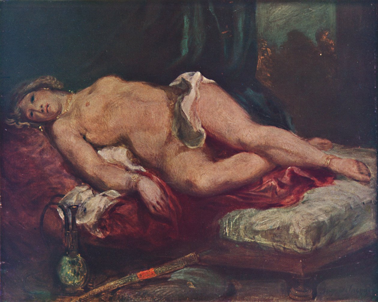LOdalisque, 1825, 1937 द्वारा फर्डिनेंड विक्टर यूजीन डेलाक्रोइक्स