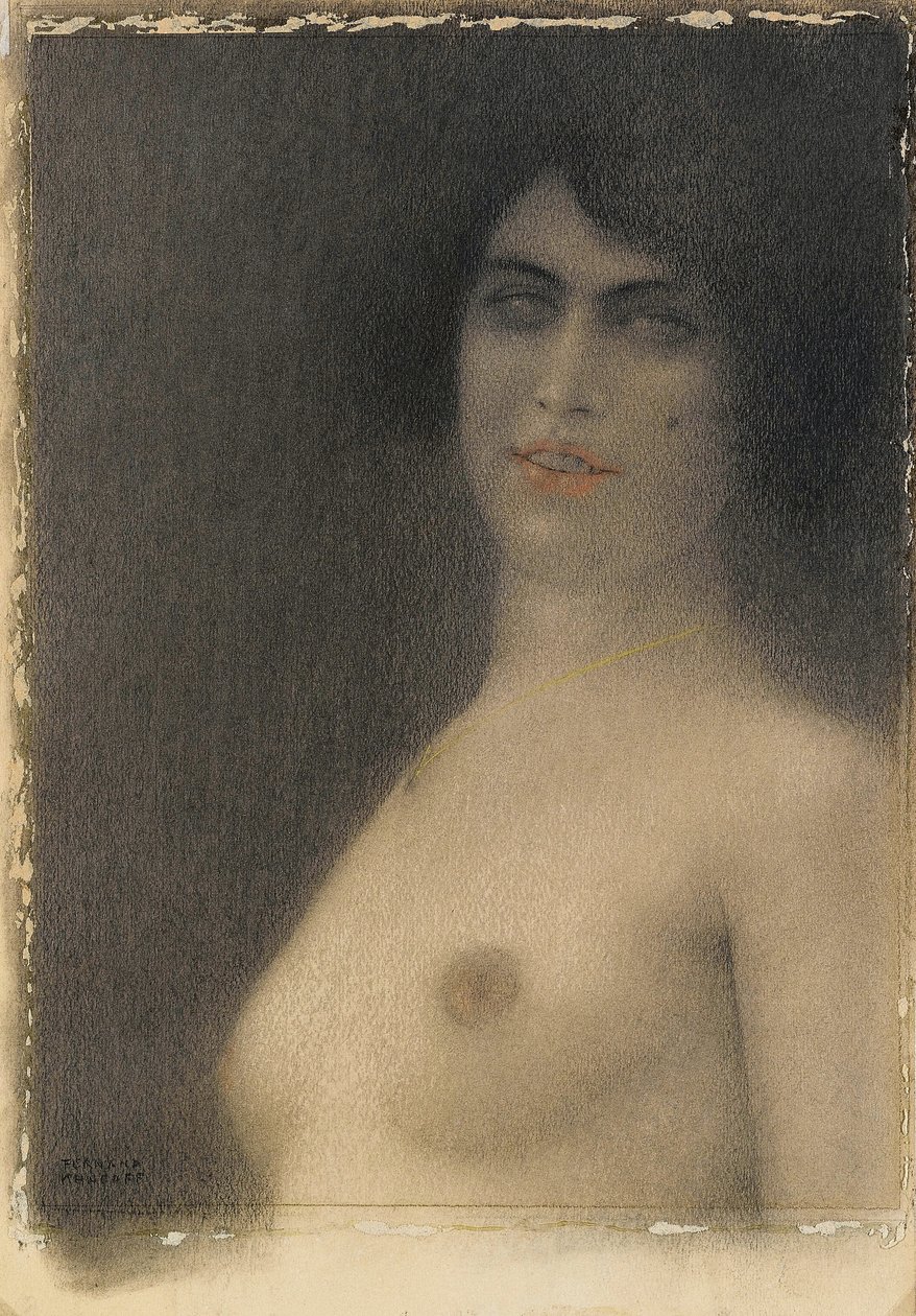 काले बाल, 1914 द्वारा फर्नांड खनोफ