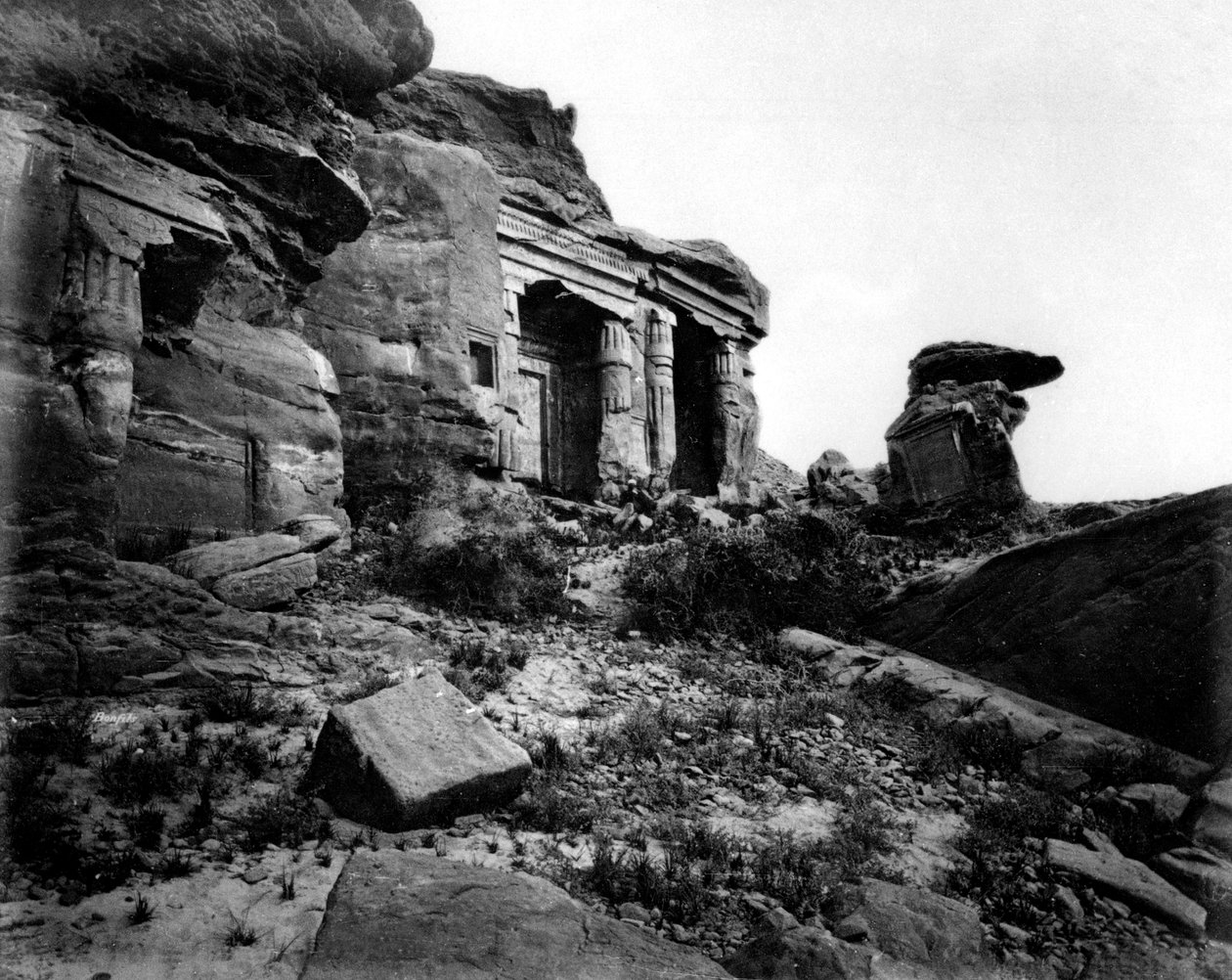 गेबेल सिलसिलेह, मिस्र, 1878 द्वारा फेलिक्स बोनफिल्स