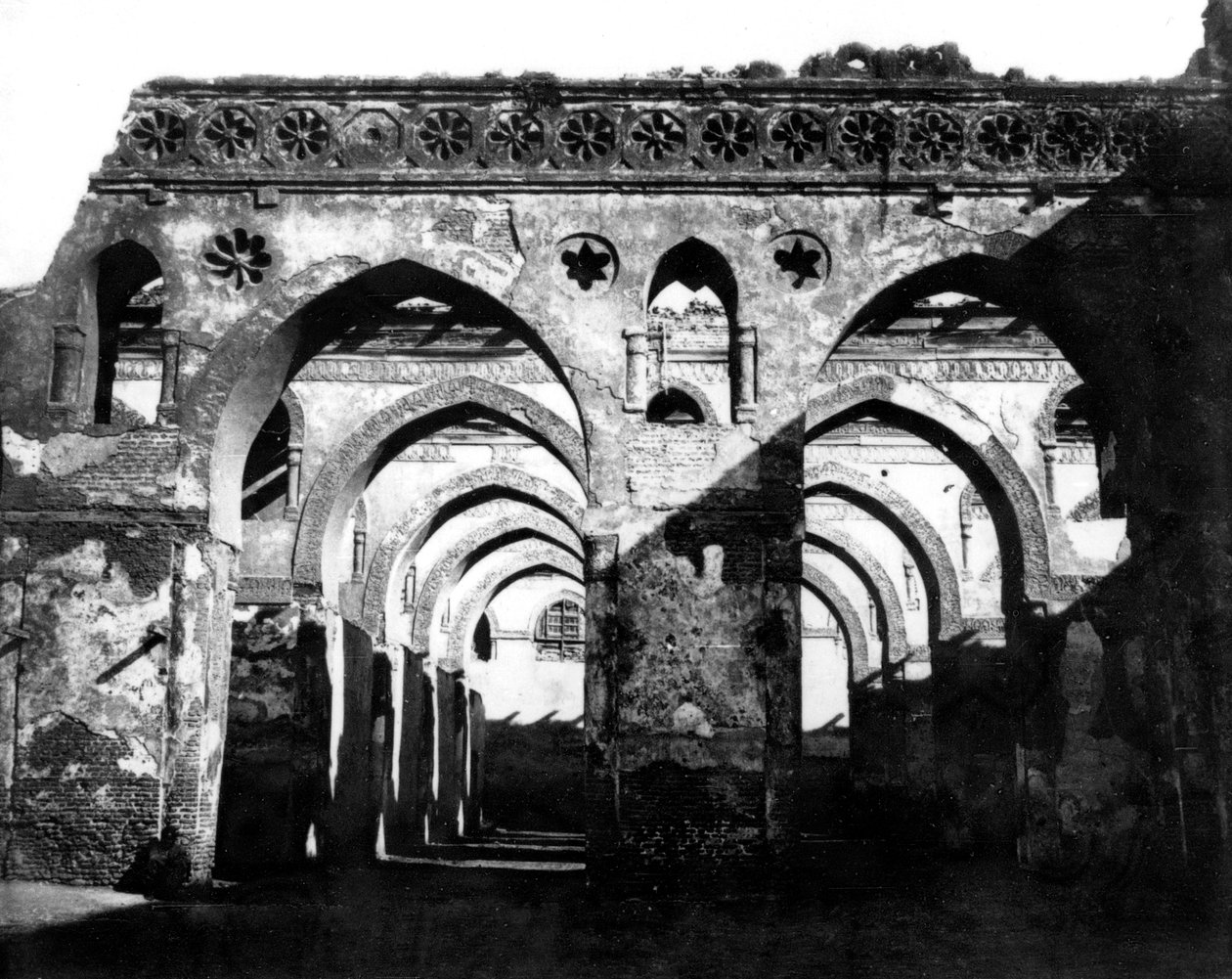 मस्जिद खंडहर, काहिरा, मिस्र, 1878 द्वारा फेलिक्स बोनफिल्स