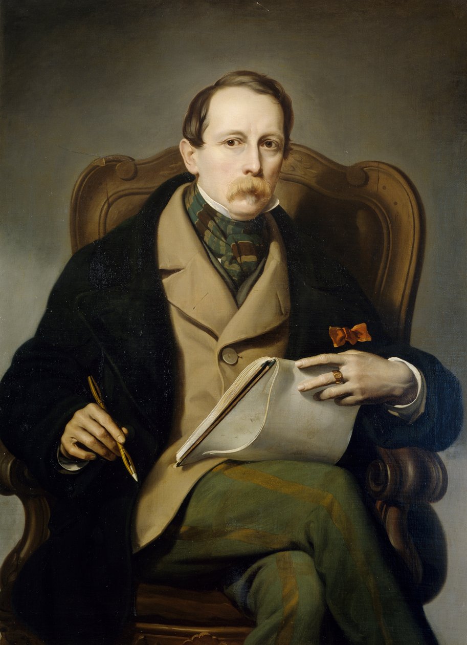 सेल्फ-पोर्ट्रेट, फ्रांसिस कोगेटी द्वारा (1802-1875) द्वारा फ्रांसेस्को कॉगेटी