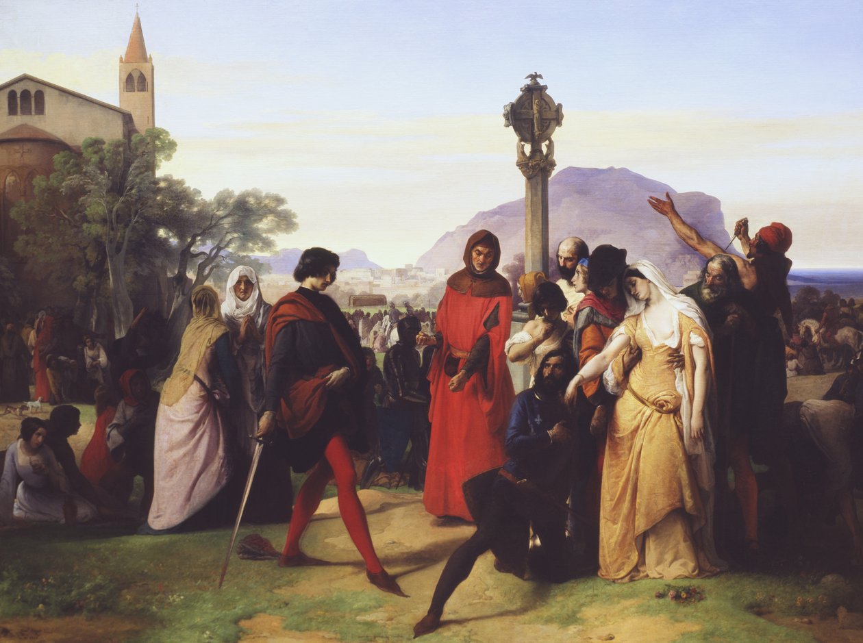 सिसिली वेस्पर्स, 1846 द्वारा फ्रांसेस्को हेज़