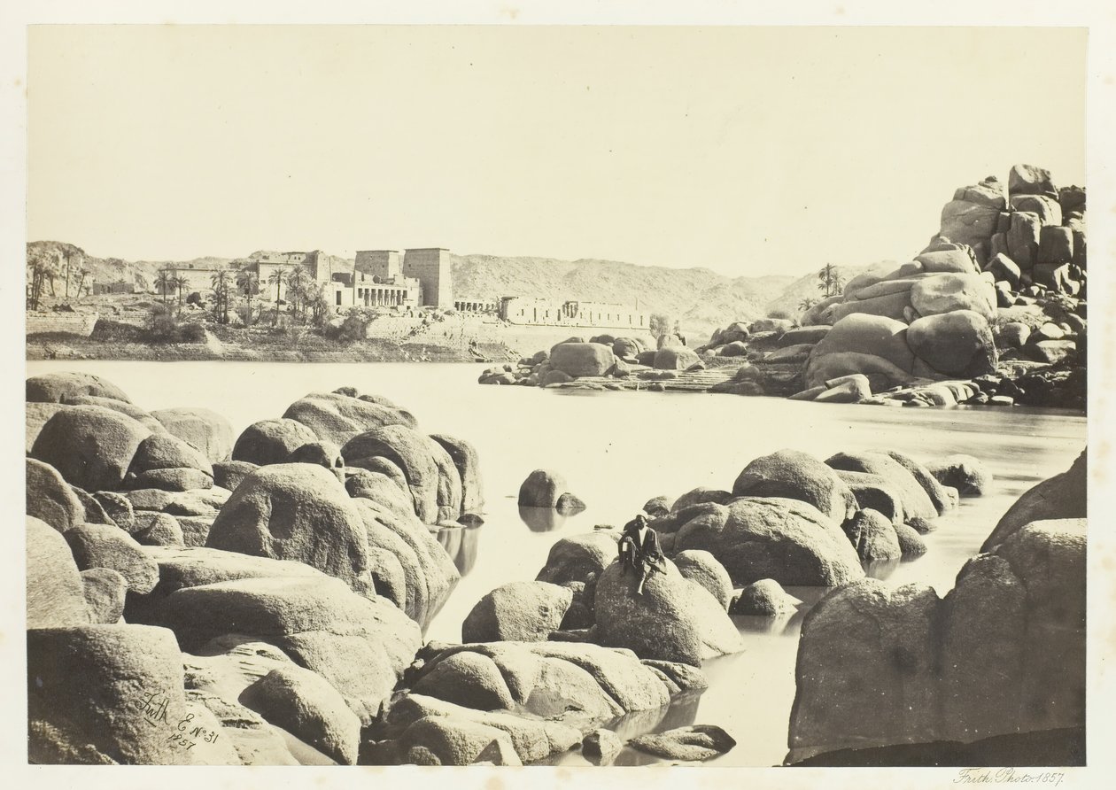 द एप्रोच टू फिलो, 1857। द्वारा फ्रांसिस फ्रिथ