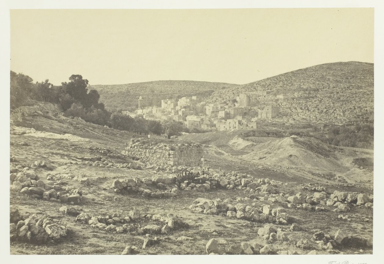 हेब्रोन, 1857 में देखें। द्वारा फ्रांसिस फ्रिथ