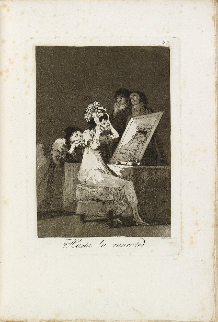 मृत्यु तक, 1799-1799 द्वारा फ़्रांसिस्को डी गोया