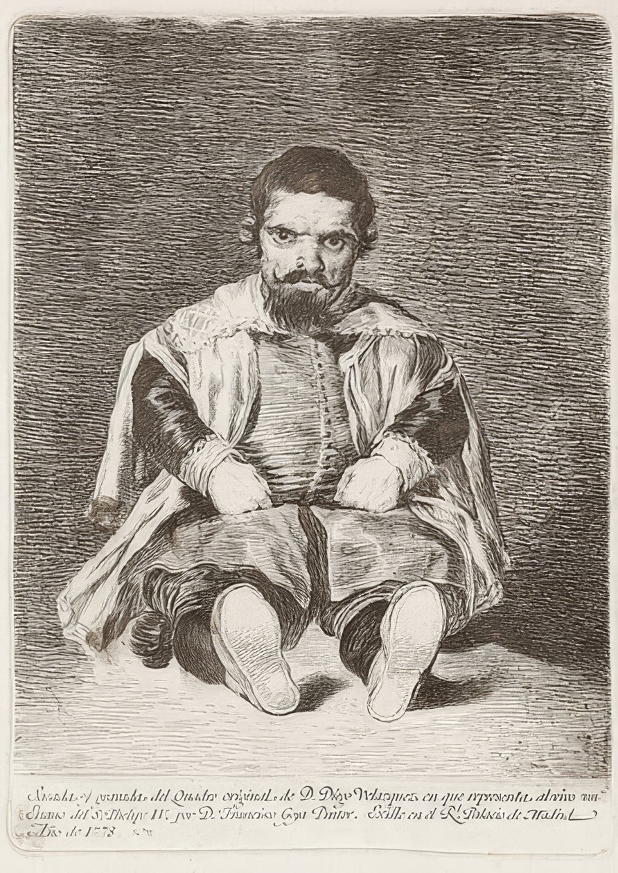एक बौना (Un Enano)। 1778 द्वारा फ़्रांसिस्को डी गोया