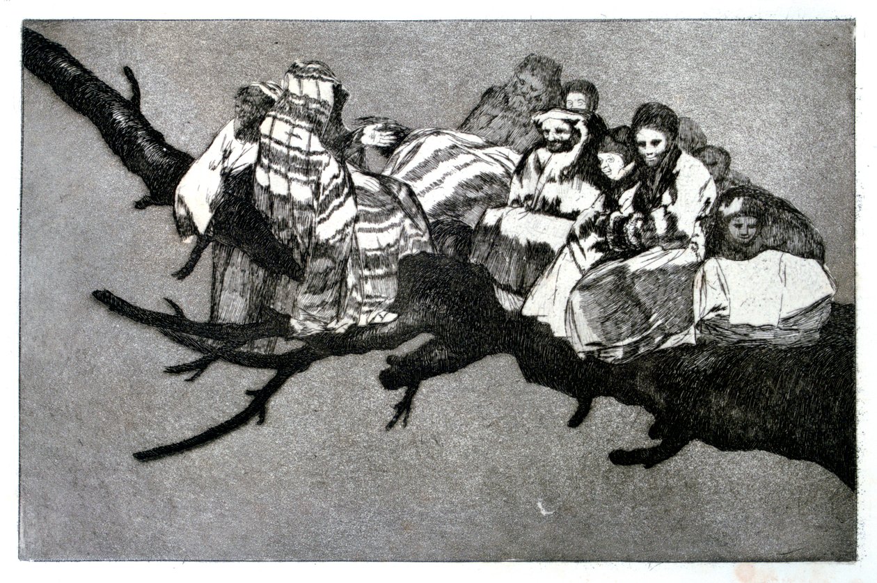 हास्यास्पद सपना, 1819-1823 द्वारा फ़्रांसिस्को डी गोया