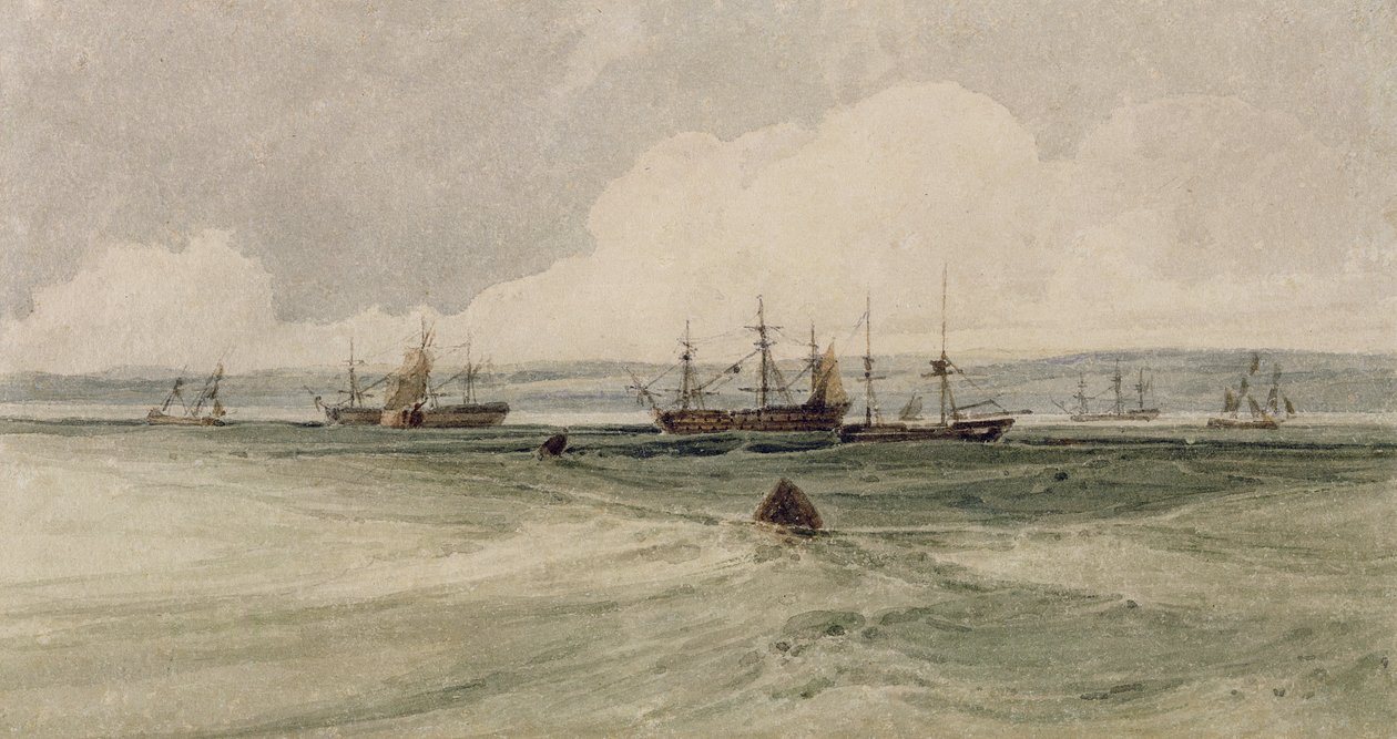 Sheerness (कागज पर ग्रेफाइट से अधिक) द्वारा फ्रेंकोइस लुई थॉमस फ्रान्सिया