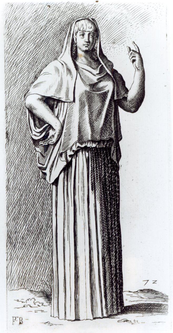 वेस्टल वर्जिन, c.1653 द्वारा फ्रेंकोइस पेरियर
