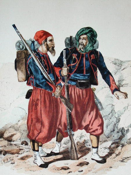 ज़ौवेस, c.1860 (कलर लिथो) द्वारा फ्रेंकोइस हिप्पोलीटे लालाइस