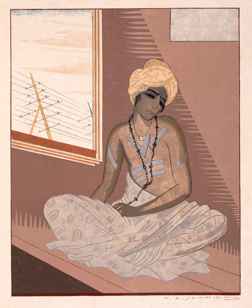 रुडयार्ड किपलिंग, पब द्वारा &39;किम&39; से चित्रण। 1930 द्वारा फ्रेंकोइस लुइस स्मिथ