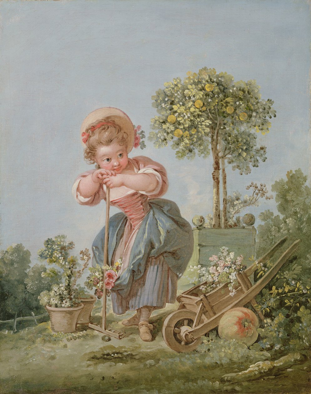 द लिटिल माली, c.1754 (90663 की जोड़ी) द्वारा फ्रांकोइस बाउचर