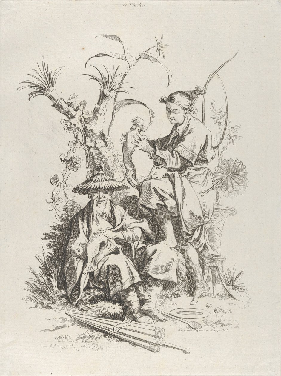 टच, 1720-70। द्वारा फ्रांकोइस बाउचर